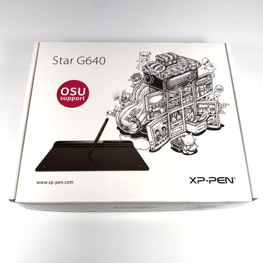 XP-PEN Star G640 Art Graphics Drawing Tablet Battery-free Stylus Pen‎